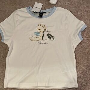 forever 21 soft shirt. large but fits smaller. never worn new with tags